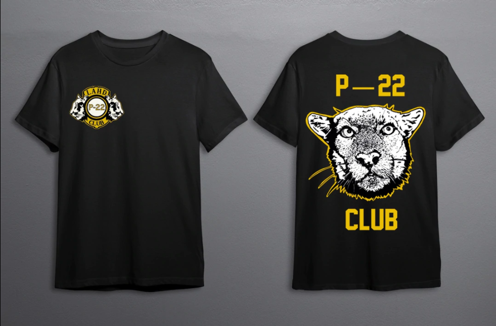 Black P-22 Club T-Shirt