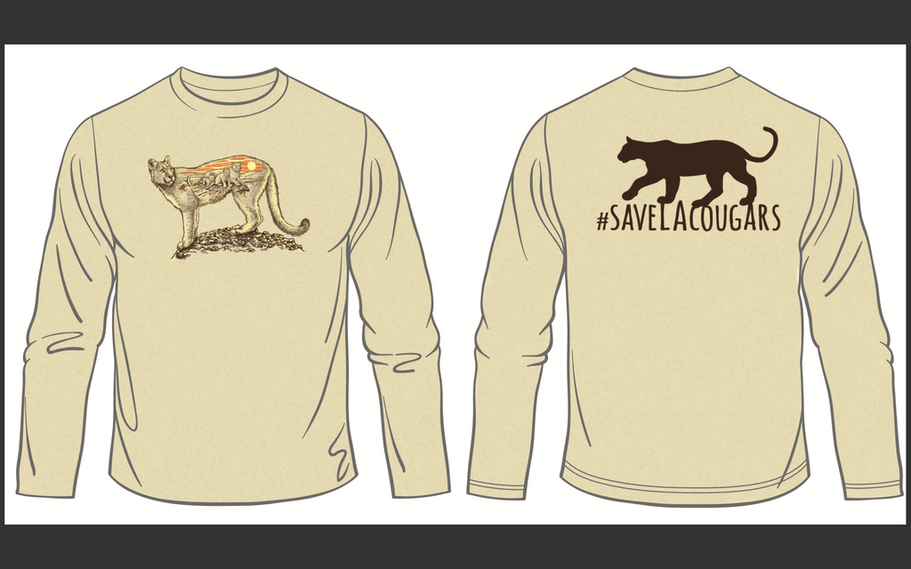 #SaveLACougars Mountain Lion Short Sleeve Shirt