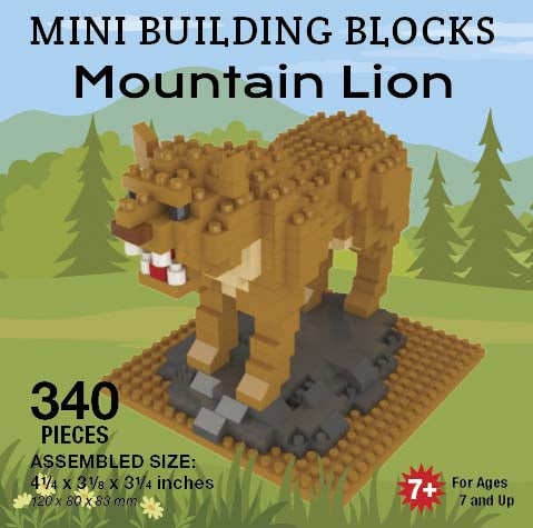 Mountain Lion Mini Building Blocks Set