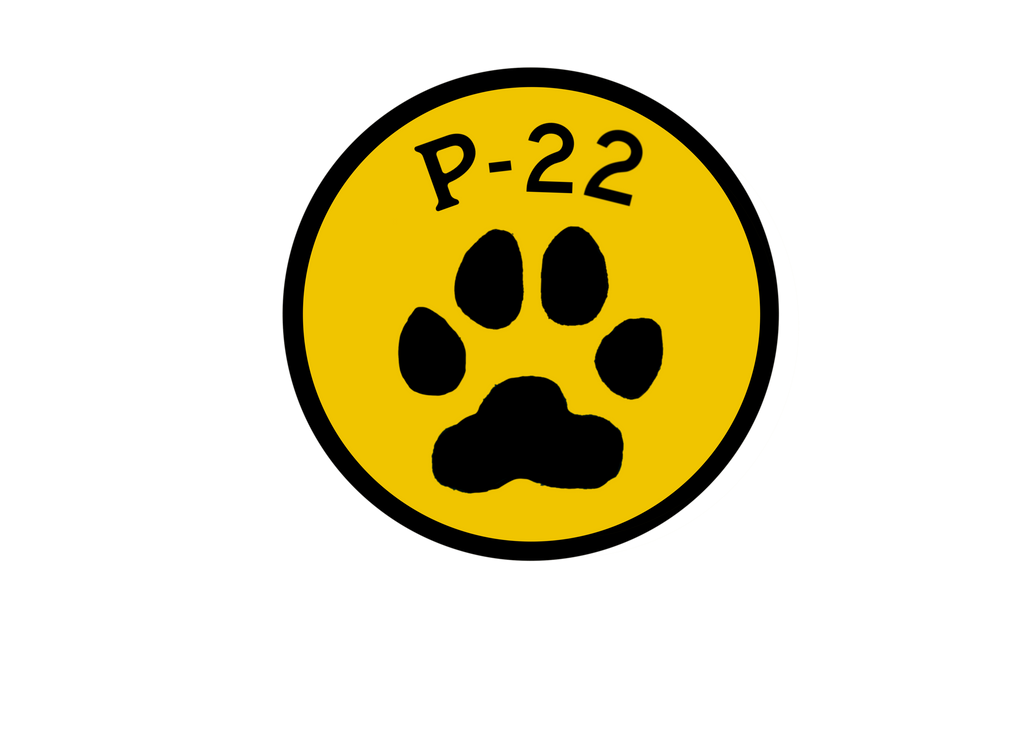 P-22 Paw Print Patch