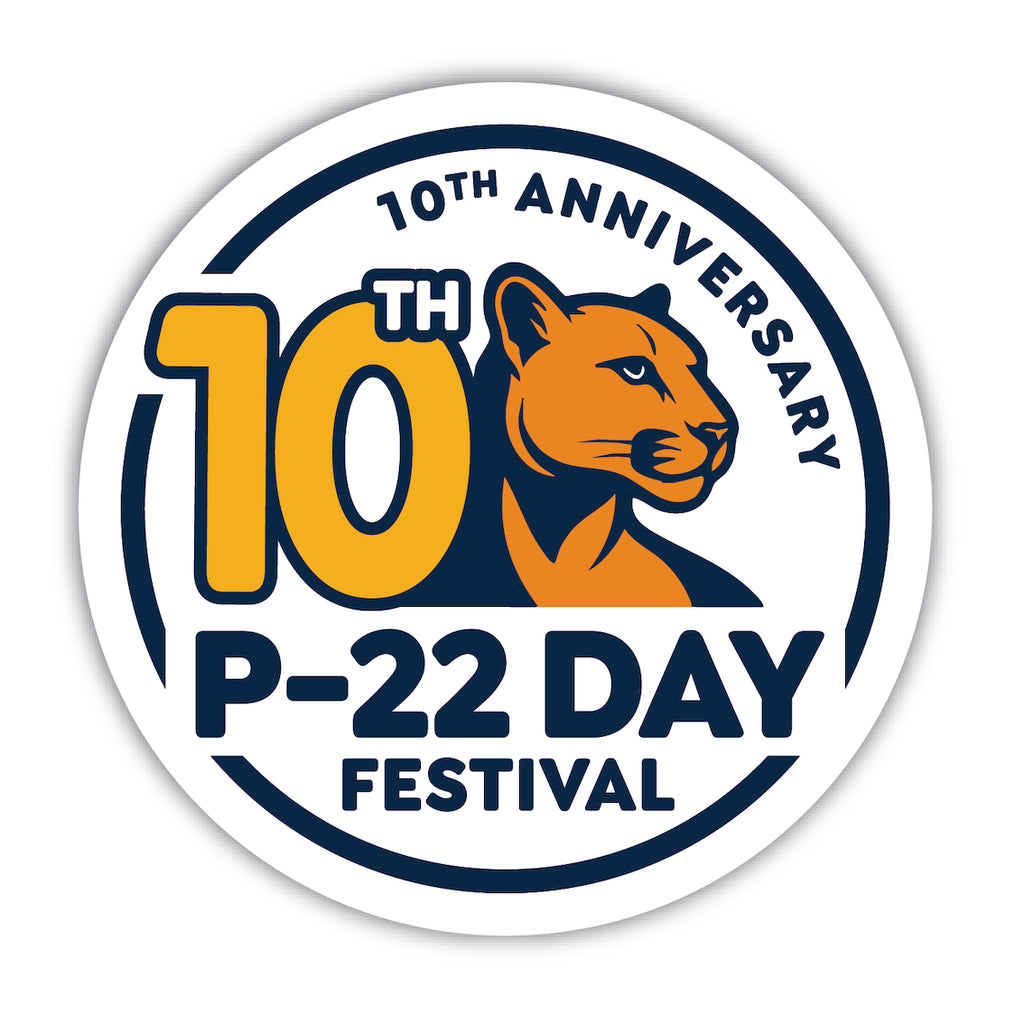 P-22 Day 10th Anniversary Sticker
