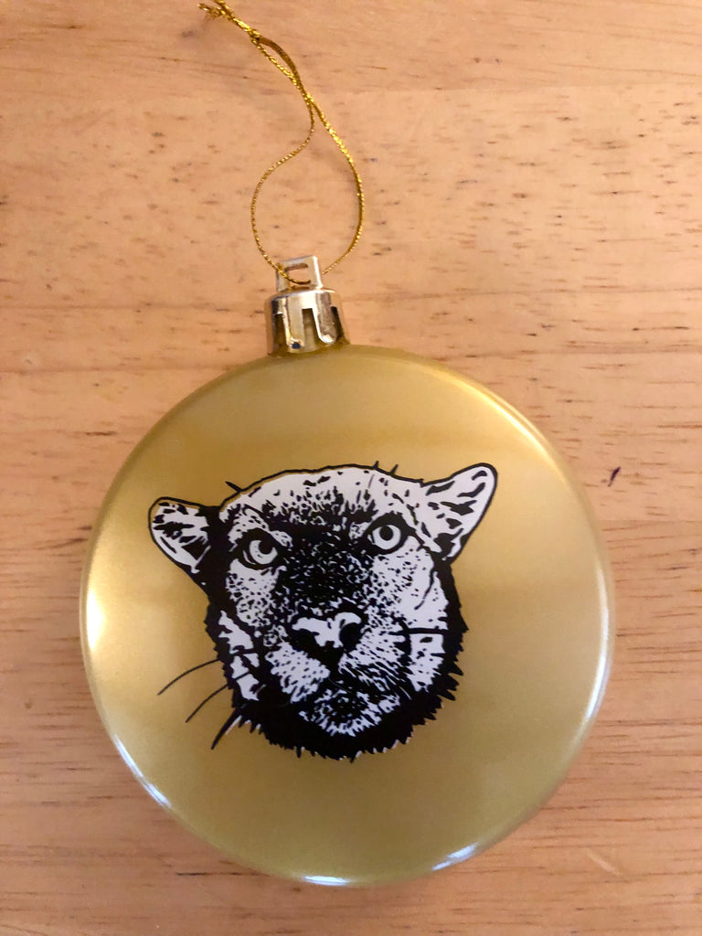 Peace Love and P-22 Mountain Lion Ornament