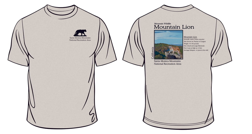 Santa Monica Mountains Cougar Adult Shirt