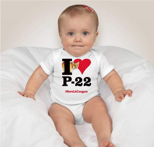 I Heart P-22 Baby Onesie