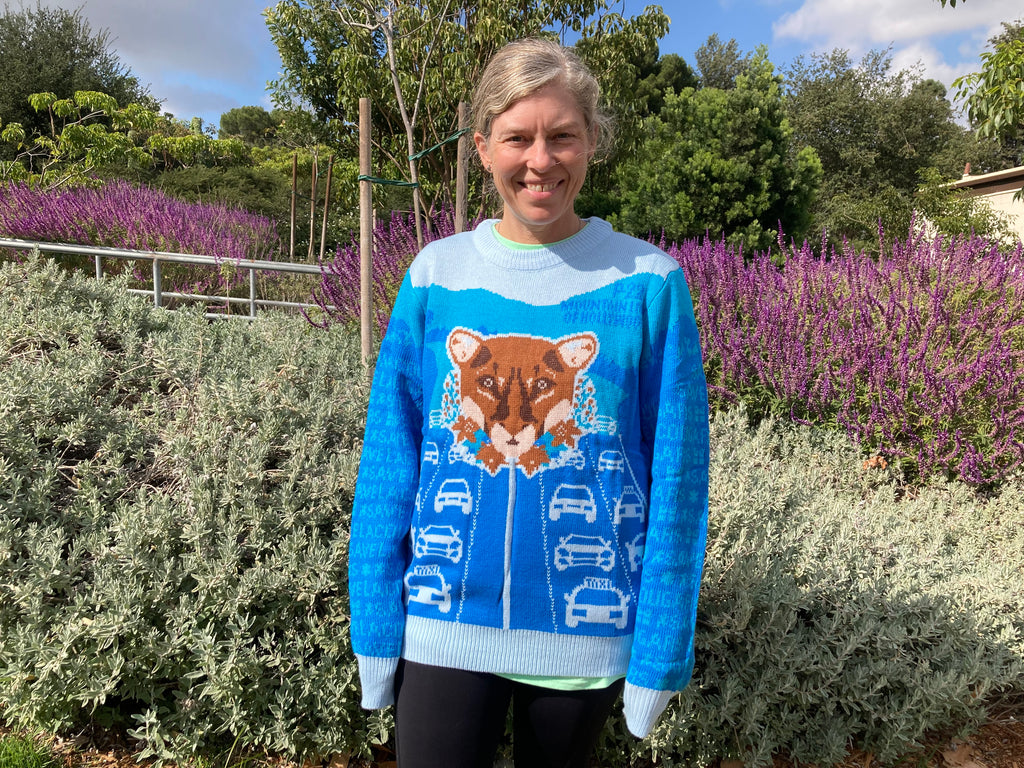 P-22 Mountain Lion Ugly Christmas Sweater