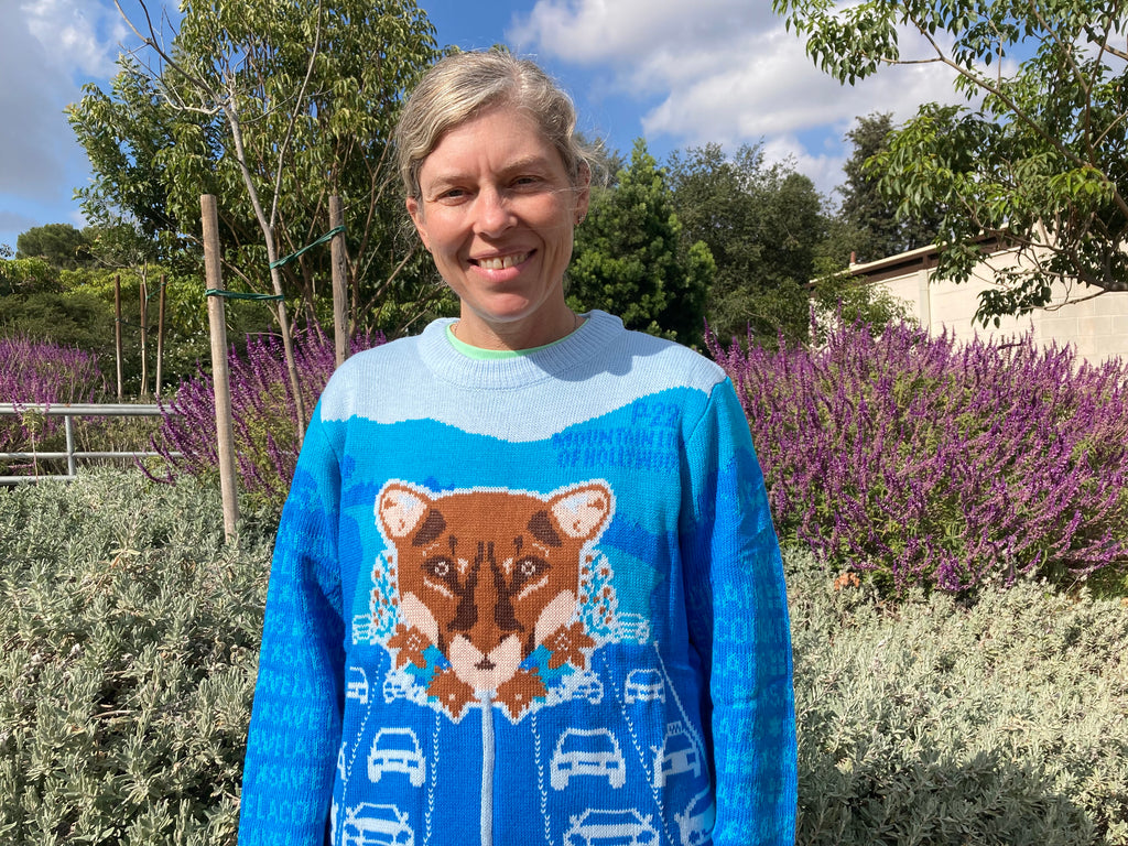 P-22 Mountain Lion Ugly Christmas Sweater