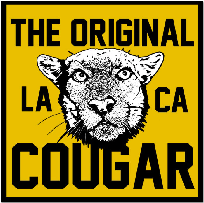 Original LA Cougar Decal Sticker