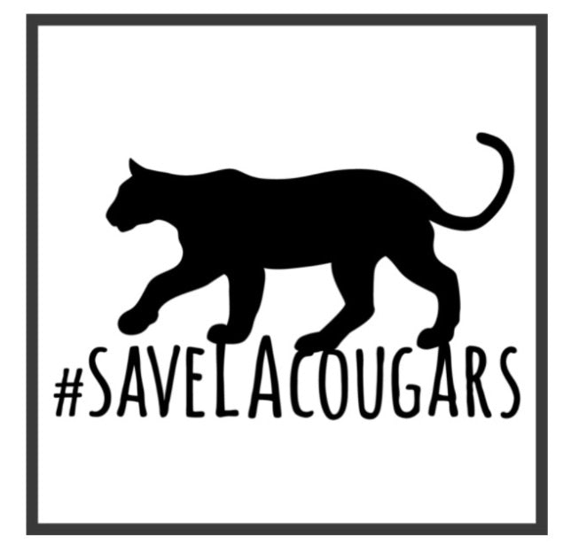 #SaveLACougars Decal Sticker